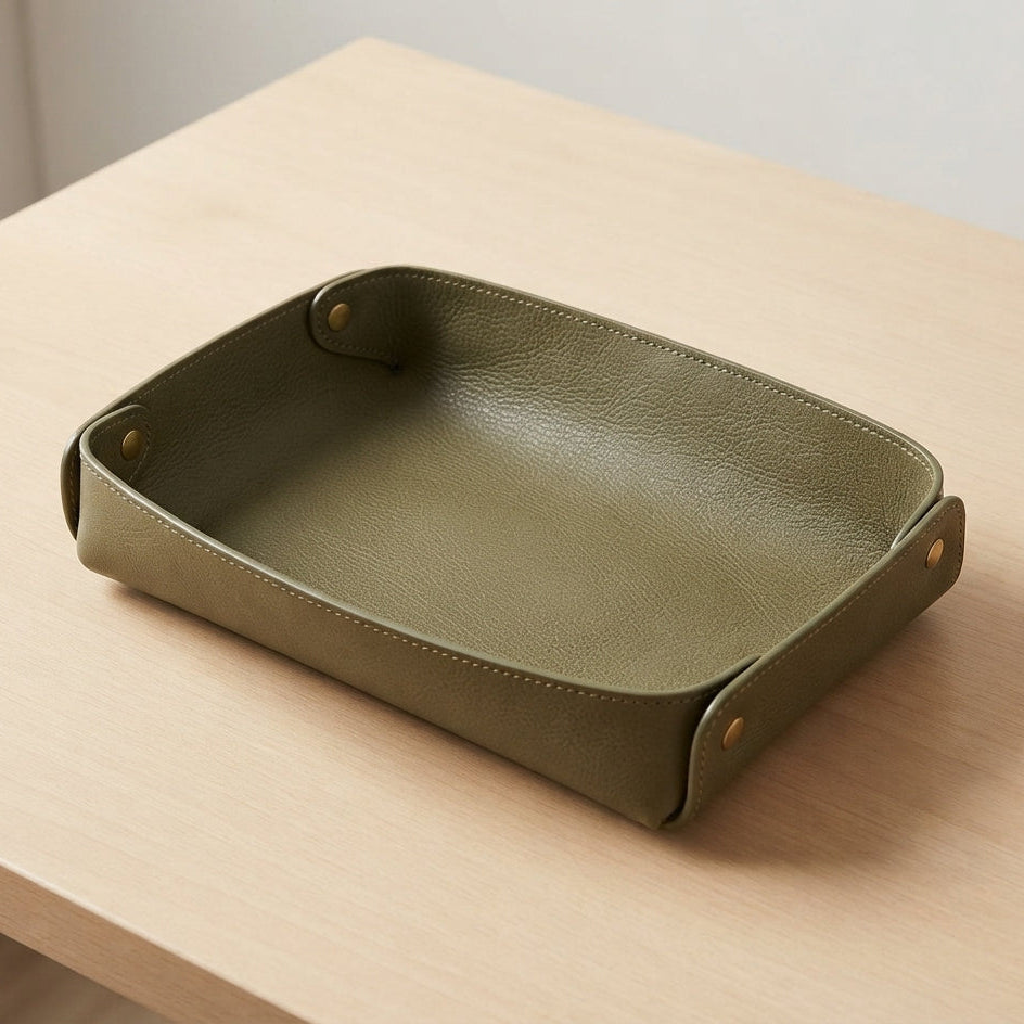 Leather Valet Tray