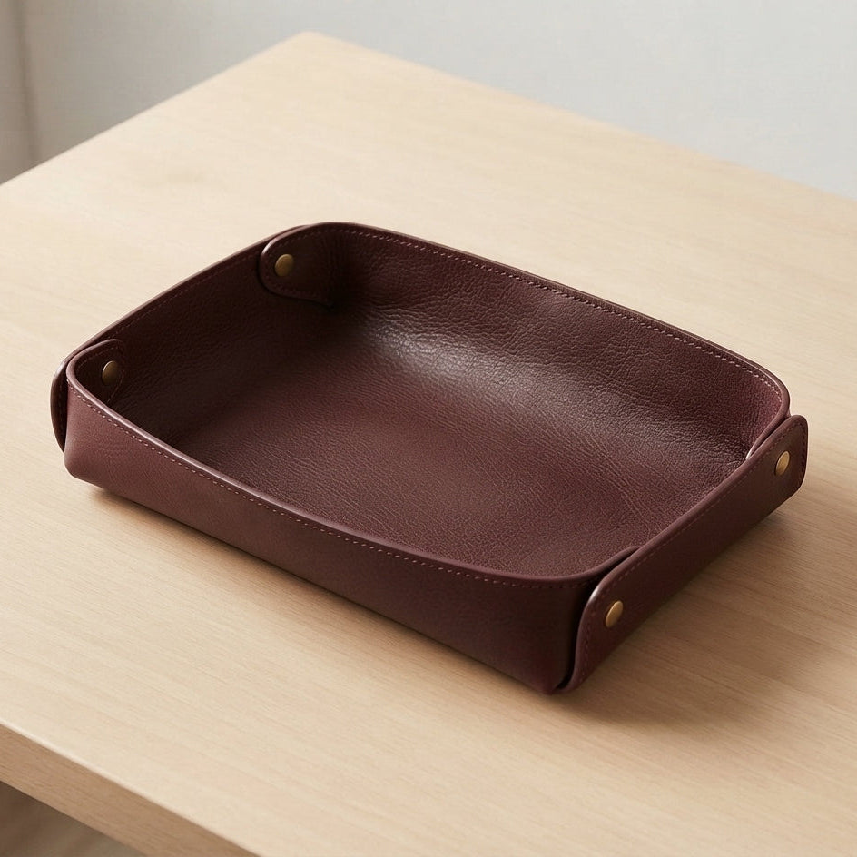 Leather Valet Tray